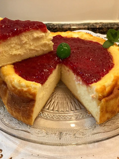 Una foto de Pastel de queso “express”