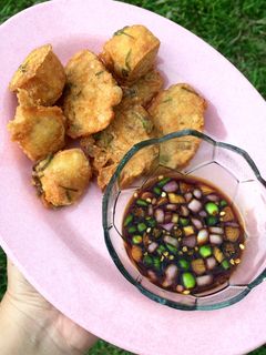 Foto resep Tahu tempe goreng sambal kecap