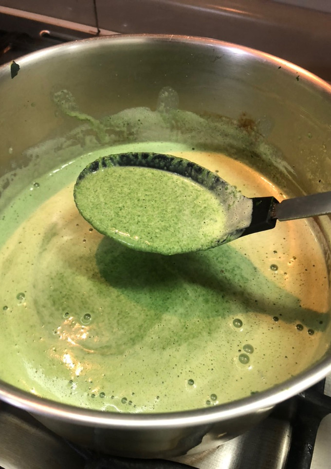 Una foto de Crema de espinacas a la Sonorense