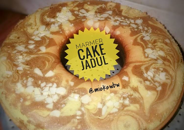 Resep Marmer Cake Jadul Anti Gagal