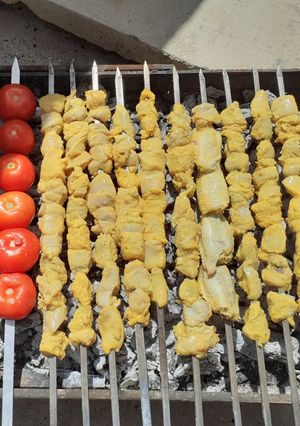 عکسی از دستور جوجه کباب