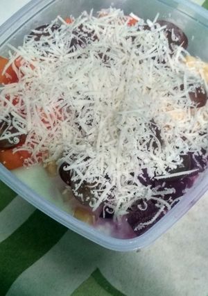 Foto resep Salad buah tanpa mayoneis
