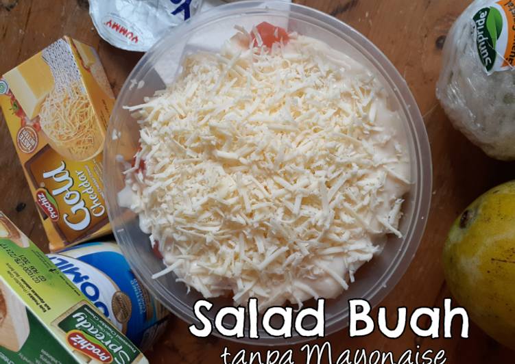 Bagaimana Membuat Salad Buah tanpa mayonaise yang Lezat