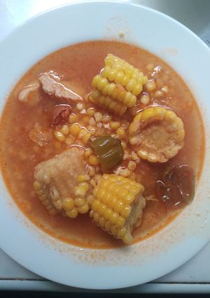 Una foto de Guiso de maíz