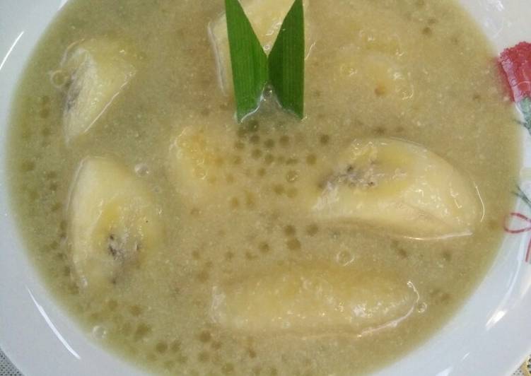 resep cara bikin 102.*kolak pisang sagu mutiara*