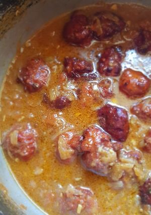 A picture of Gravy pakora 😉 (zaroorat eejaad ki mommy)😍.