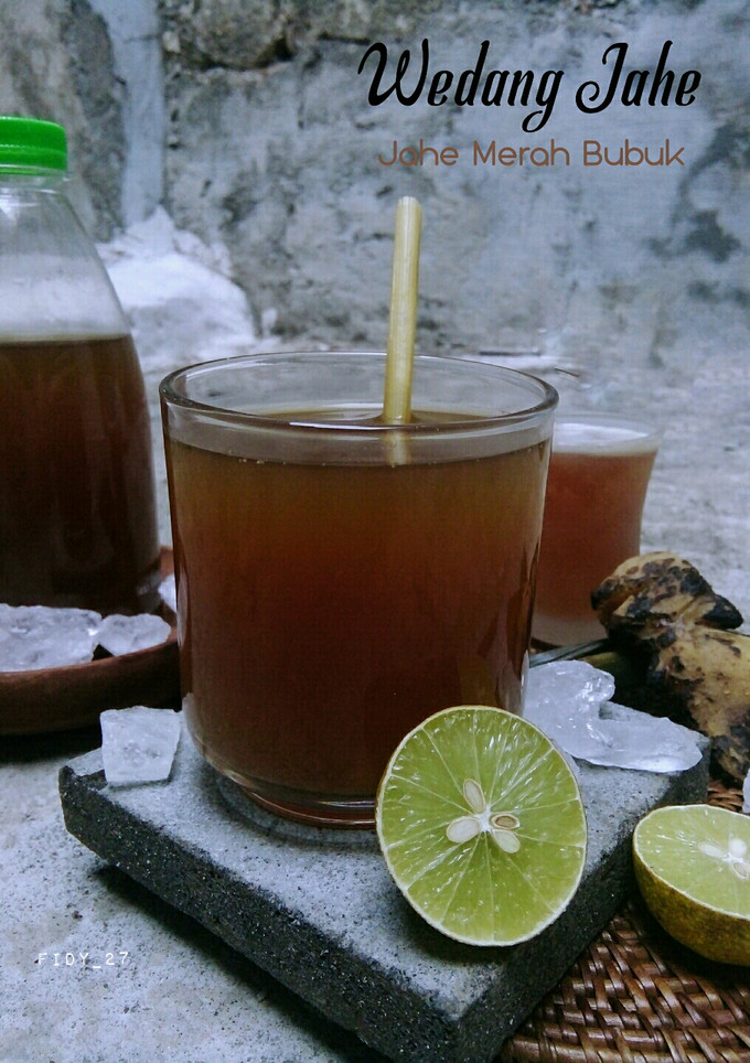 Foto resep Wedang Jahe Jahe Merah Bubuk