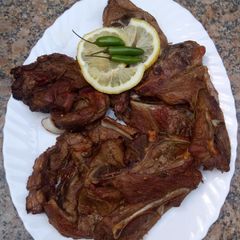 A picture of Herby lamb chops.