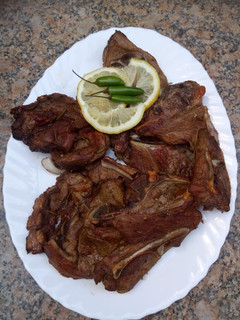 A picture of Herby lamb chops.
