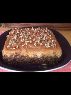 Una foto de Pastel imposible o Chocoflan