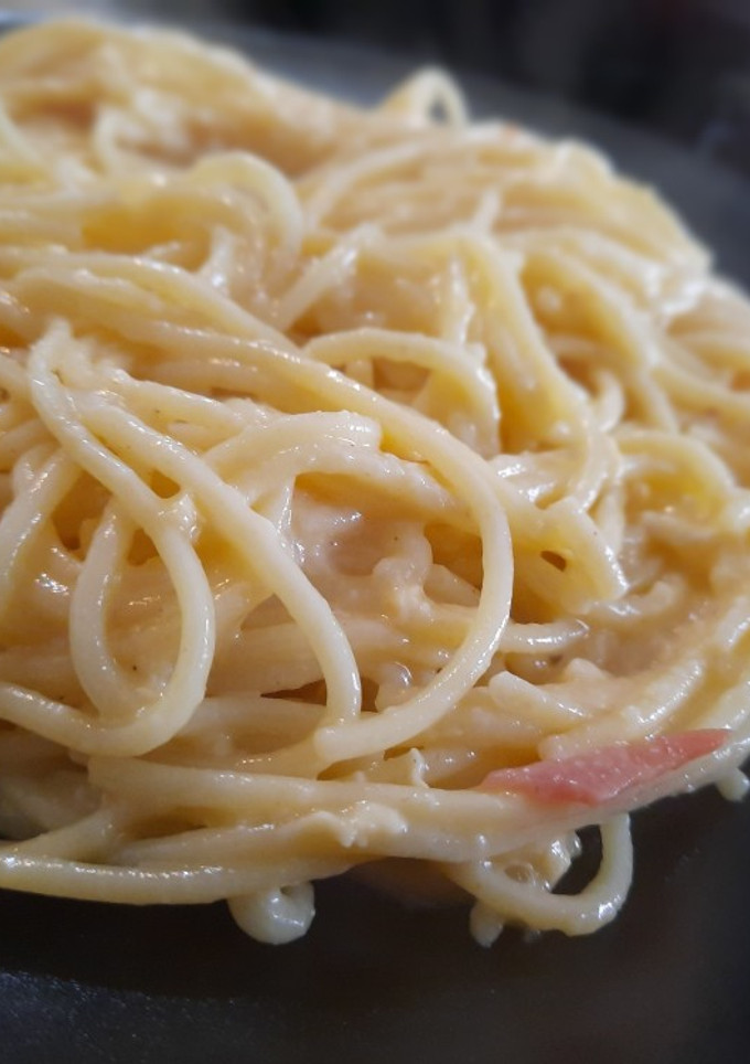 Una foto de Spaghetti carbonara