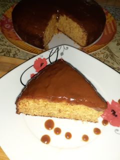 صورة لوصفة كيكة كريم كراميل 🍮