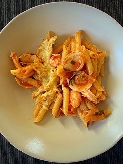 Una foto de Macarrones marineros