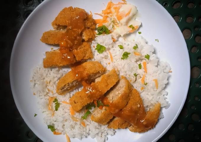 Tempeh Katsu Sambal terasi