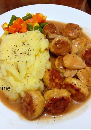 Foto resep Chickenball Ampas Almond