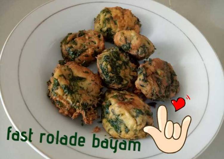 Bagaimana Menyiapkan Fast rolade bayam Anti Gagal