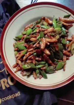 Foto resep Oseng Bunga Bawang Teri Asin