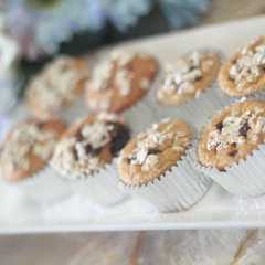 A picture of Healthy banana oatmeals muffin (glutten free) with Blender.