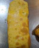 Strudel relleno de cebolla y queso