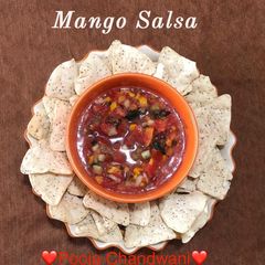 A picture of Mango salsa.