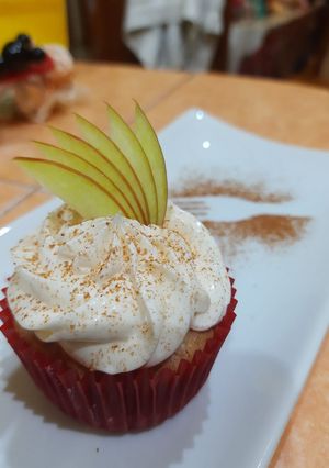 Una foto de Muffins de manzana canela