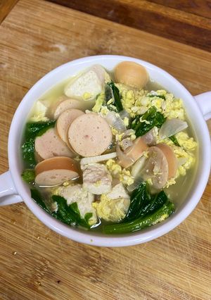 Foto resep Sup Tahu Telur Sosis