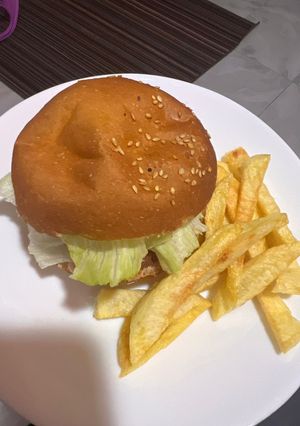 صورة لوصفة برجر الفراخ 🍔