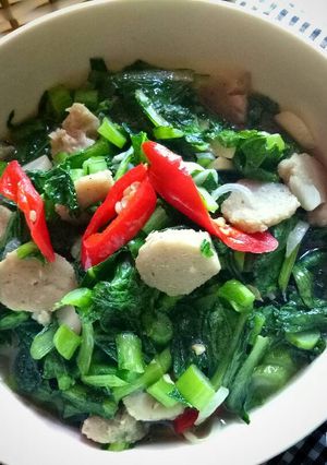 Foto resep Tumis sawi bakso