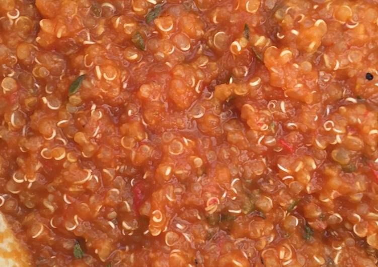 Tomato quinoa for babies &amp; adults