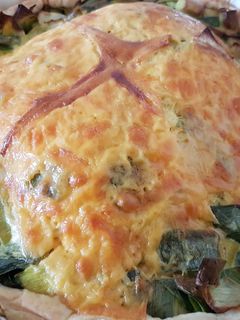 Une photo de Tarte poireaux cheddar