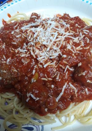 A picture of Spaghetti and Meatballs batch 11.