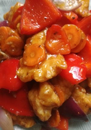 Manchuriai csirke recept fotója
