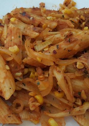 Foto resep Penne Tuna Dan Jagung