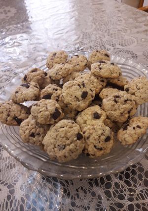 Una foto de Galletitas de avena con chips de chocolate