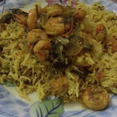 A picture of Prawn rice.