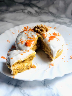 Una foto de Mini Carrot cake fit sin azúcar 🥕