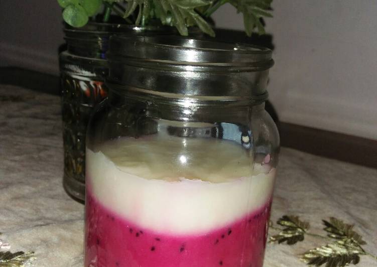 Resep masakan Pudding Buah Naga | Resep Bumbu Pudding Buah Naga Yang Enak dan Simpel