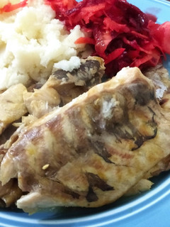 Una foto de Pescado a la mostaza y limón 😋😋😋