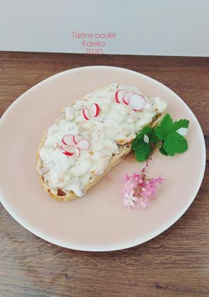 Une photo de Tartine poulet