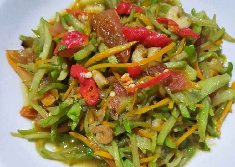 Langkah Mudah untuk Menyiapkan Tumis sayur Labu Siam, Sempurna
