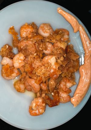 Una foto de CAMARONES REBOZADOS CON QUESO💥🍤🧀 Súper fácil de hacer!!