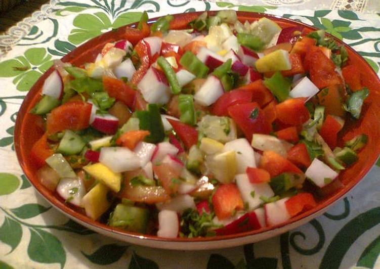 Simple Way to Make Homemade Arabic  Salad