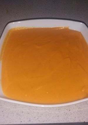 Una foto de Crema de calabaza