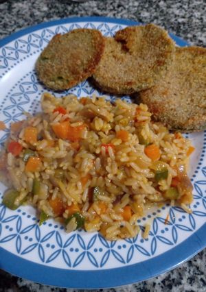 Una foto de Arroz arcoíris