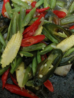Foto resep Oseng buncis jagung