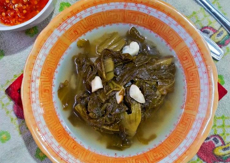 Rahasia Membuat Sayur Asin Kuah Anti Gagal