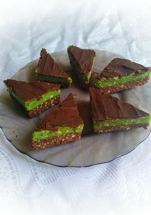 Mentás Shrek szelet recept fotója