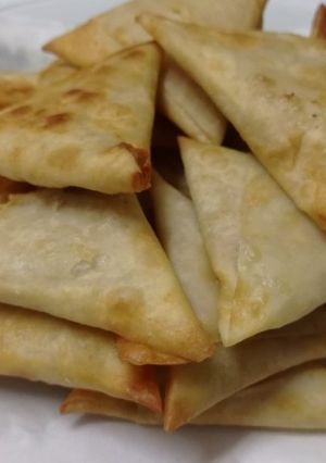 صورة لوصفة سمبوسة دجاج بالمايونيز 😋