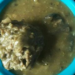 Afia efere soup A picture of Afia efere soup.