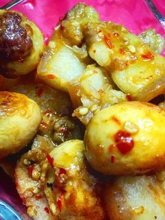 Hình của món Thịt kho trứng cút.